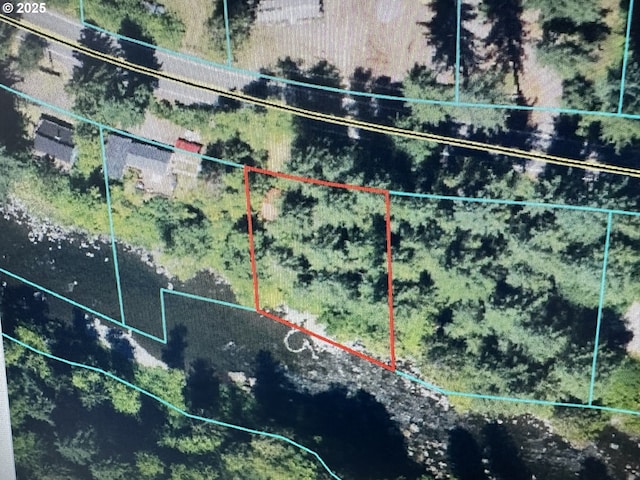 26015 NE Lucia Falls Rd, Yacolt, WA 98675 - aerial map of property and surrounding area with property boundaries highlighted