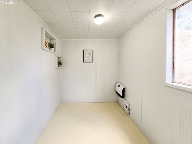 4145 SE Grant St, Portland, OR 97214 - unfurnished room featuring finished concrete floors