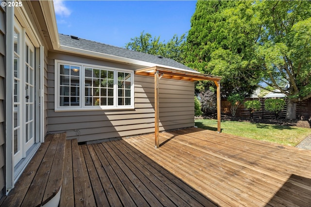 6416 NE 23rd Ave, Portland, OR 97211 - view of wooden deck