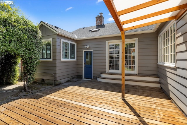 6416 NE 23rd Ave, Portland, OR 97211 - view of wooden deck