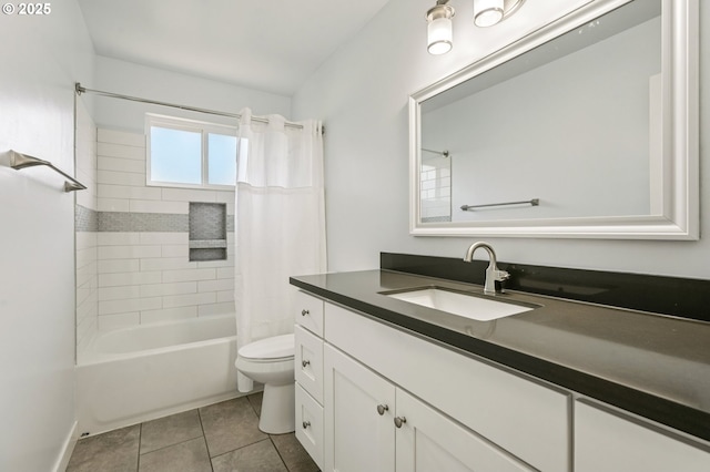 704 SE 207th Ave, Gresham, OR 97030 - full bath with vanity, shower / tub combo, and tile patterned flooring