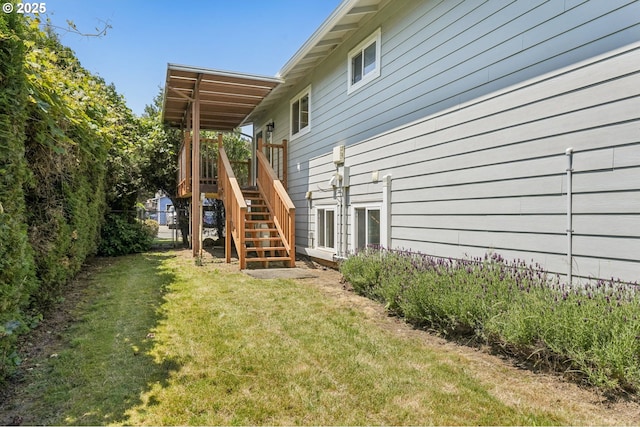704 SE 207th Ave, Gresham, OR 97030 - view of yard featuring stairway and a deck
