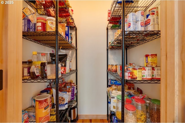 view of pantry