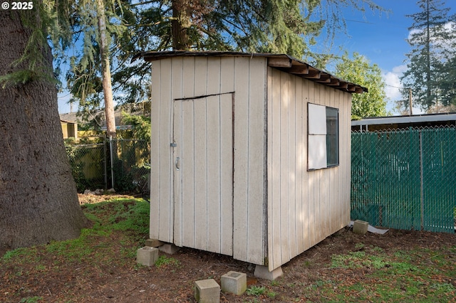 view of outdoor structure