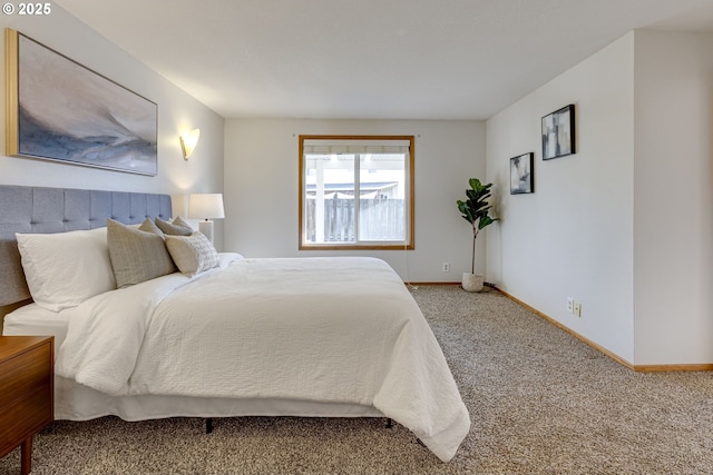 bedroom featuring carpet flooring