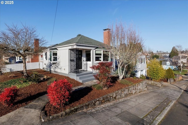 view of front of home