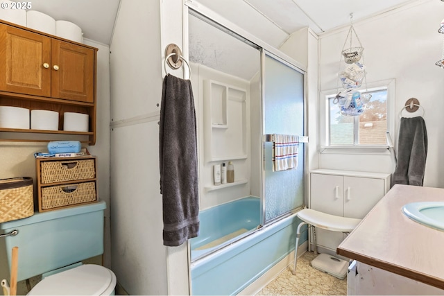 3235 NE 65th Ave, Portland, OR 97213 - full bath featuring vanity, toilet, and shower / bathtub combination