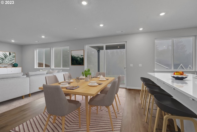 2604 S 8th Way, Ridgefield, WA 98642 - dining room featuring wood finished floors and recessed lighting