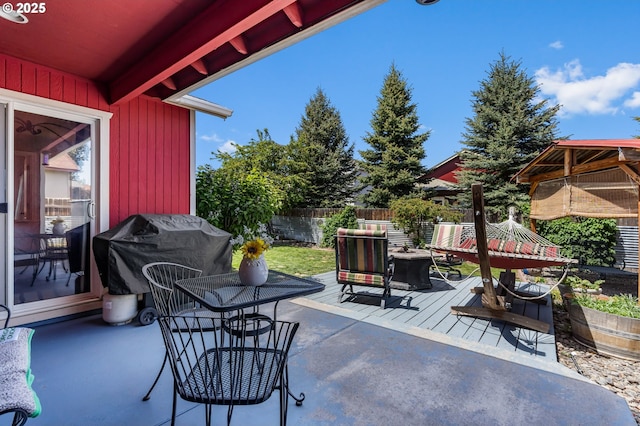 719 NE Quince Ave, Redmond, OR 97756 - view of patio featuring grilling area