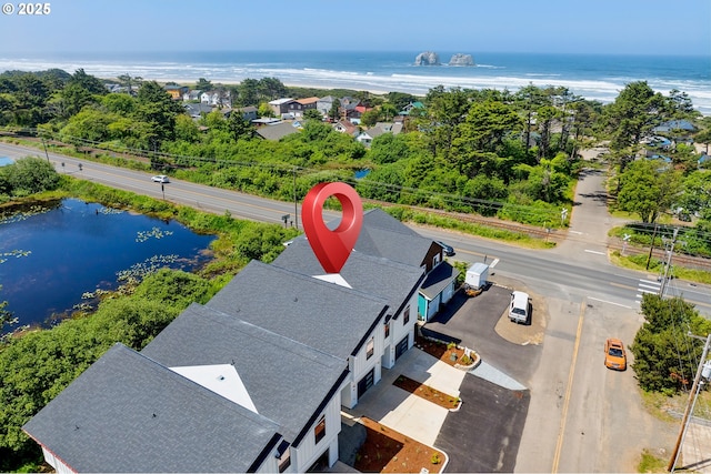 42 Washington St, Rockaway Beach, OR 97136 - drone / aerial view of a large body of water