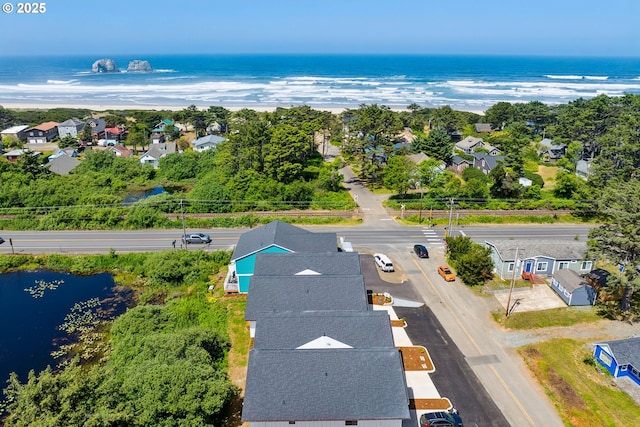 42 Washington St, Rockaway Beach, OR 97136 - aerial view of residential area featuring a nearby body of water