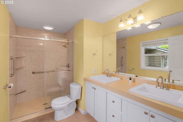 4545 SW Poplar Ln, Portland, OR 97225 - full bath featuring double vanity and a stall shower