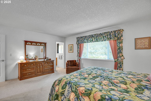 12459 SE Imperial Crest St, Happy Valley, OR 97086 - bedroom with light carpet and a textured ceiling