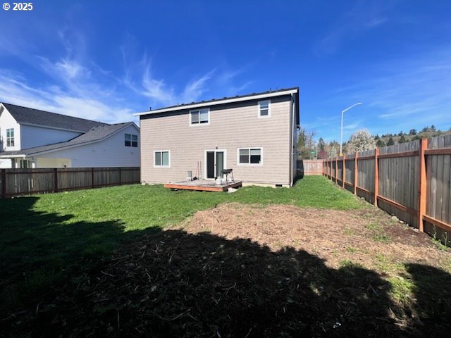 17095 SE Manley St, Portland, OR 97236 - back of property with a deck