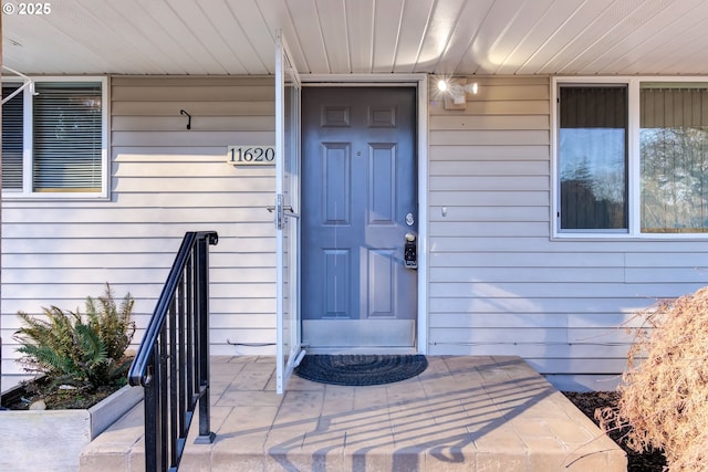 view of entrance to property