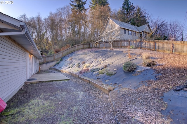 view of yard featuring a patio