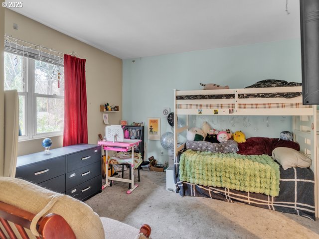 bedroom featuring carpet flooring