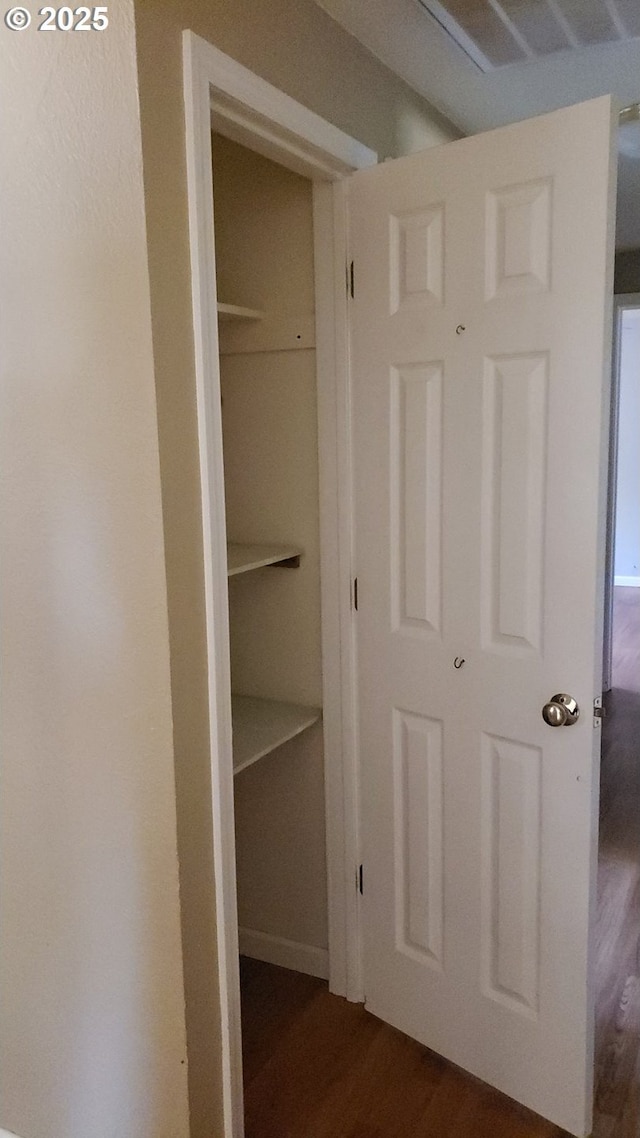 view of closet