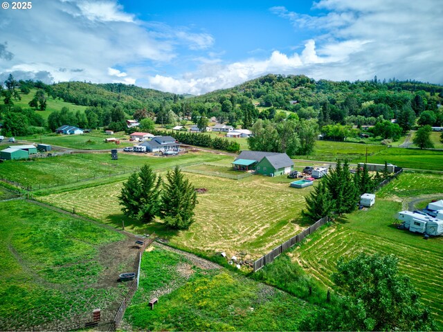 222 Twin Springs Ln, Roseburg, OR 97470 - overview of rural landscape