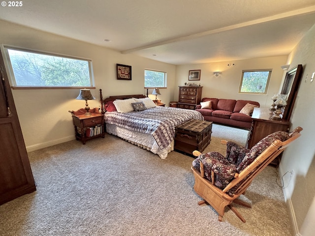 31640 Spruce Dr, Gold Beach, OR 97444 - bedroom featuring multiple windows, baseboards, and carpet