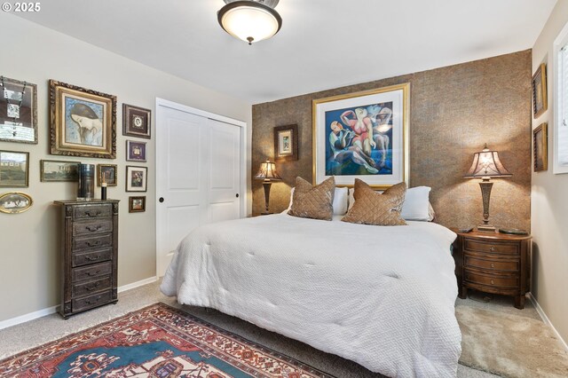 6985 SW Florence Ln, Portland, OR 97223 - bedroom featuring carpet flooring and a closet