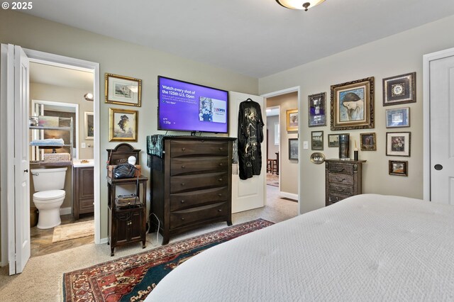 6985 SW Florence Ln, Portland, OR 97223 - bedroom featuring carpet floors and ensuite bath