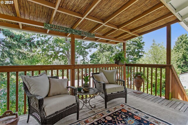 6985 SW Florence Ln, Portland, OR 97223 - view of wooden deck