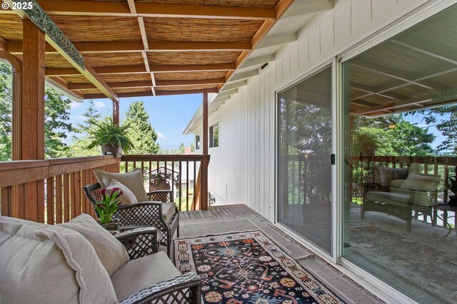 6985 SW Florence Ln, Portland, OR 97223 - view of wooden deck