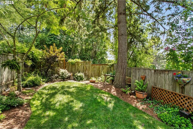 6985 SW Florence Ln, Portland, OR 97223 - view of fenced backyard