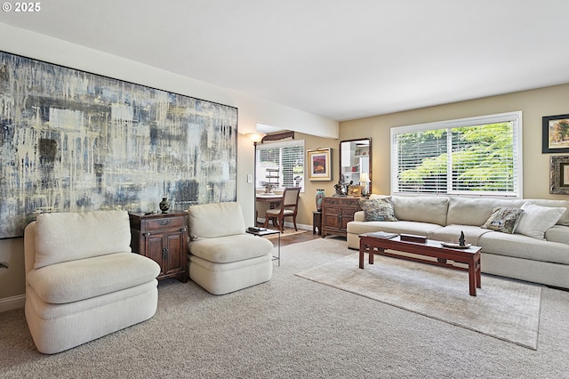 6985 SW Florence Ln, Portland, OR 97223 - living room featuring carpet floors