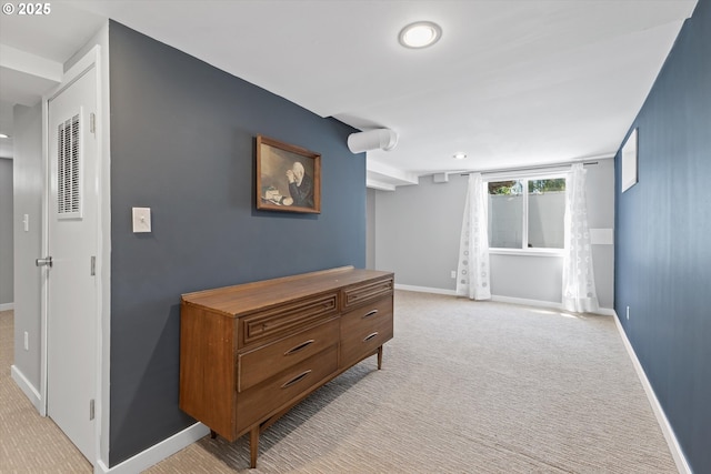 6815 N Smith St, Portland, OR 97203 - hallway with light colored carpet and baseboards