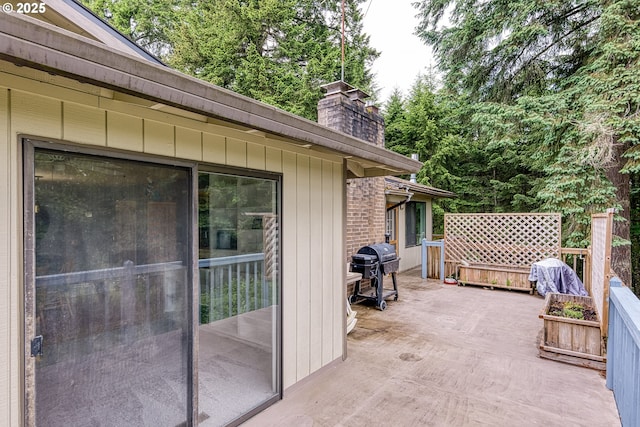 32505 Viewcrest Dr, Warren, OR 97053 - view of patio / terrace featuring a grill