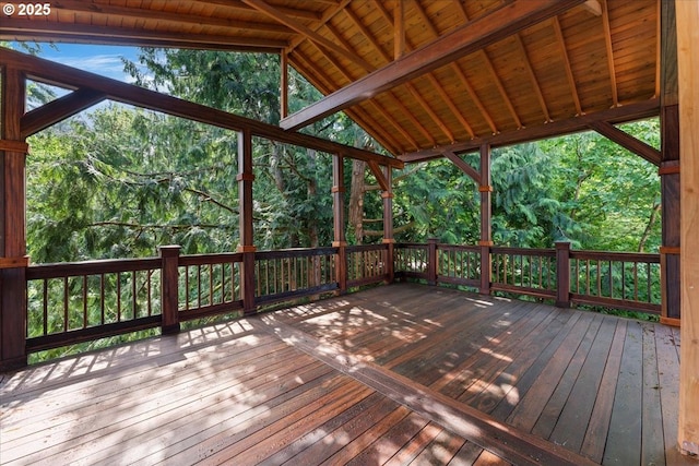 7444 SE 114th Ave, Portland, OR 97266 - deck featuring a wooded view