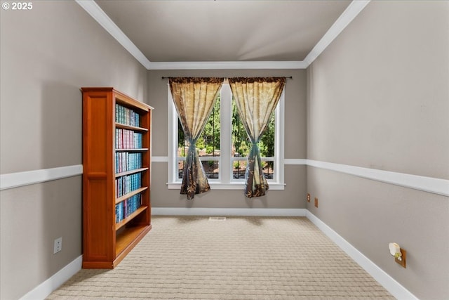 7444 SE 114th Ave, Portland, OR 97266 - unfurnished room featuring crown molding, carpet, and baseboards