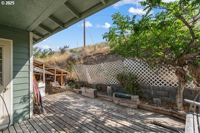 387 E Linden Way, Heppner, OR 97836 - view of wooden deck