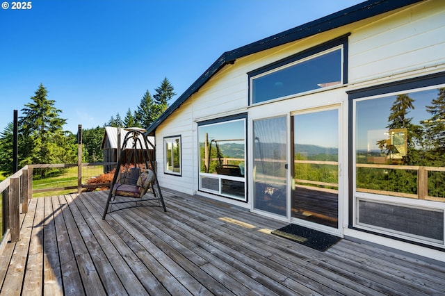 3412 NE 399th St, La Center, WA 98629 - view of wooden terrace