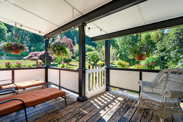 3412 NE 399th St, La Center, WA 98629 - view of wooden terrace