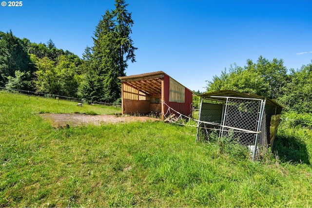 3412 NE 399th St, La Center, WA 98629 - view of yard featuring an outbuilding and a pole building