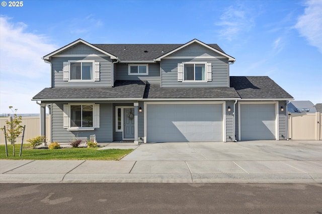 3 Patty Cir, Milton-Freewater, OR 97862 - view of front facade with concrete driveway, a shingled roof, and an attached garage