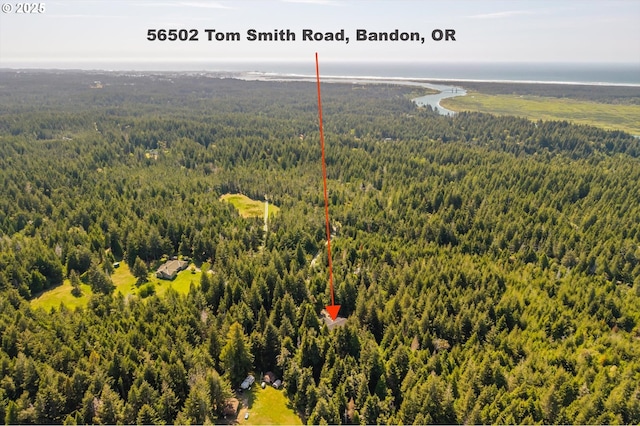56502 Tom Smith Rd, Bandon, OR 97411 - bird's eye view of a forest