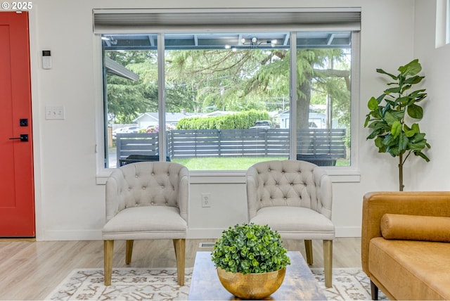 3711 N Alaska Pl, Portland, OR 97217 - sitting room with wood finished floors, plenty of natural light, and baseboards