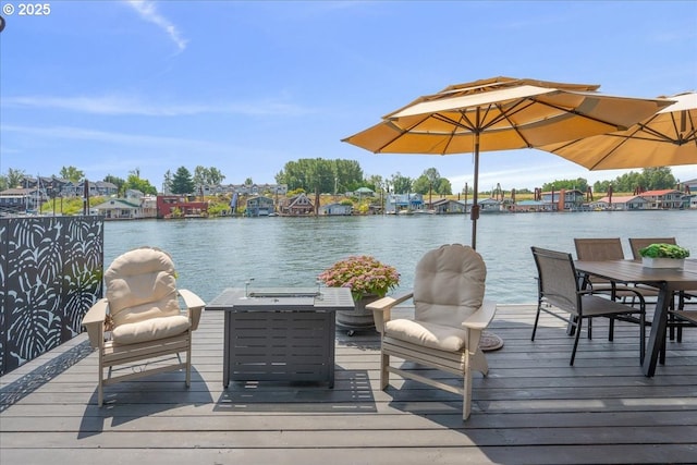 460 N Tomahawk Island Dr, Portland, OR 97217 - dock featuring a water view