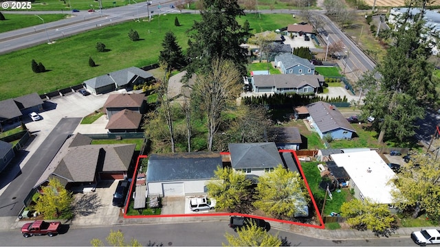 1072 53rd St, Springfield, OR 97478 - drone / aerial view featuring a residential view