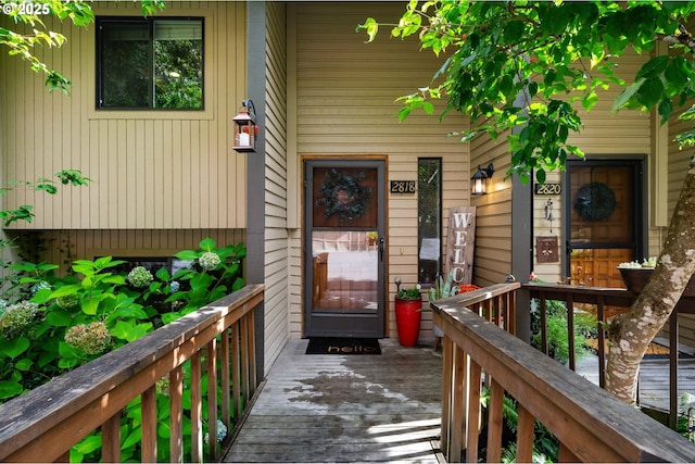 view of property entrance