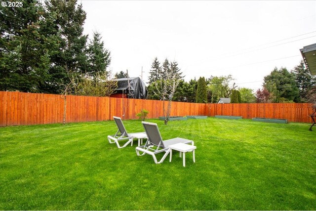 901 SE Olympia Dr, Vancouver, WA 98683 - view of yard with a fenced backyard