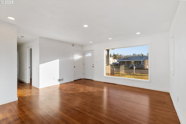 interior space featuring wood-type flooring