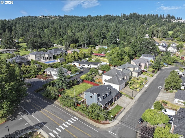 9711 SE Top O Scott St, Happy Valley, OR 97086 - aerial view of residential area featuring a forest
