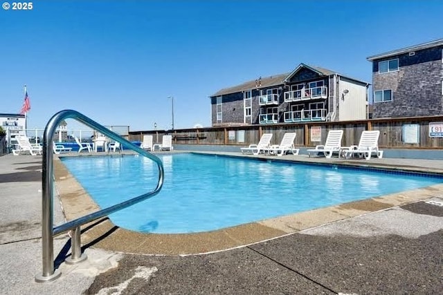 view of community pool