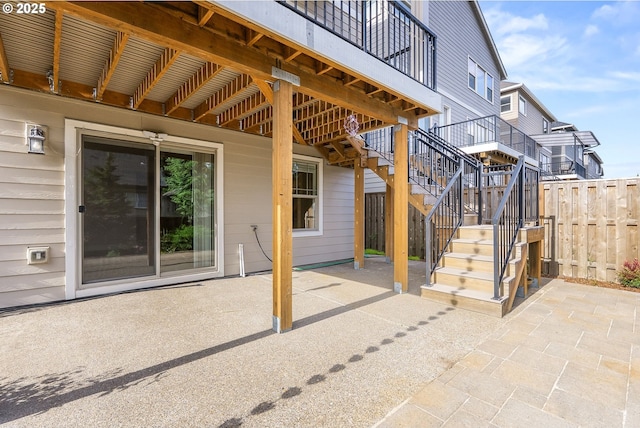 16944 SW Birdsong St, Beaverton, OR 97007 - view of patio / terrace featuring stairway