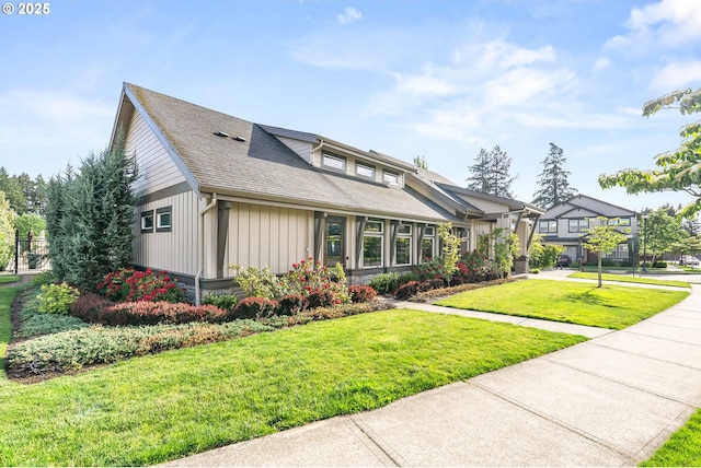 16944 SW Birdsong St, Beaverton, OR 97007 - mid-century home featuring a front lawn and a shingled roof